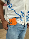 AILEY Unisex Wallet | Orange Leather