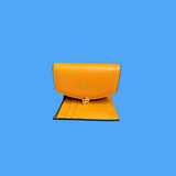 AILEY Unisex Wallet | Orange Leather