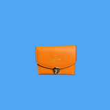 AILEY Unisex Wallet | Orange Leather